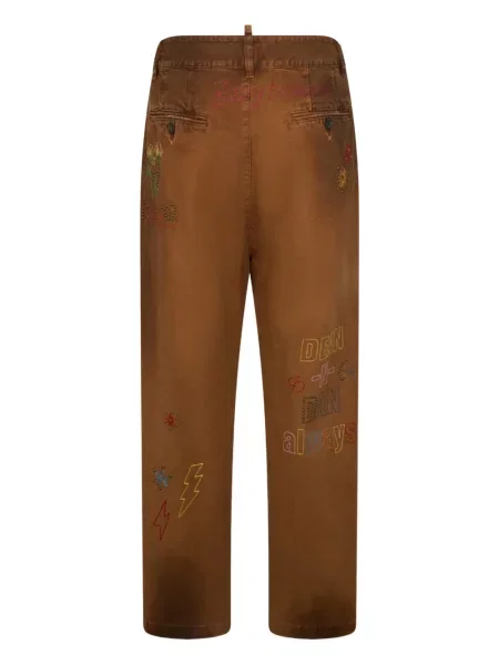 Pantaloni Dsquared2 maro