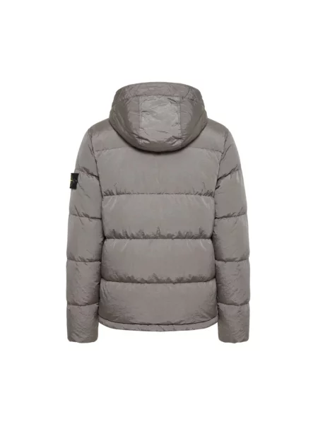 Kurtka Stone Island z kamieniami szara