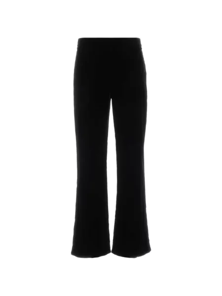 Pantaloni Giorgio Armani de catifea negru