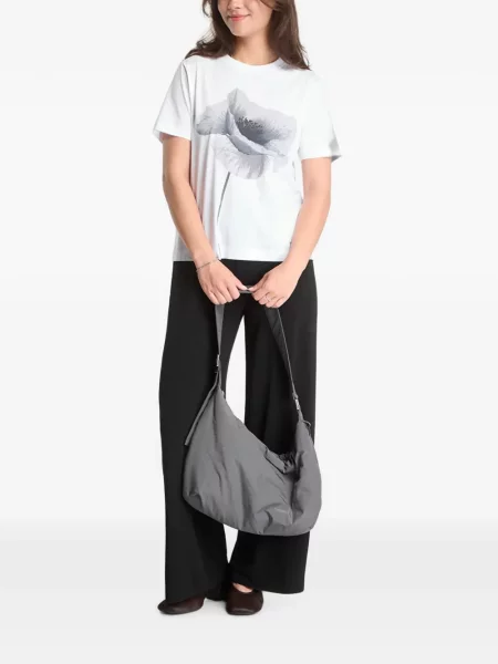 Tricou Samsøe Samsøe cu model floral cu imagine alb