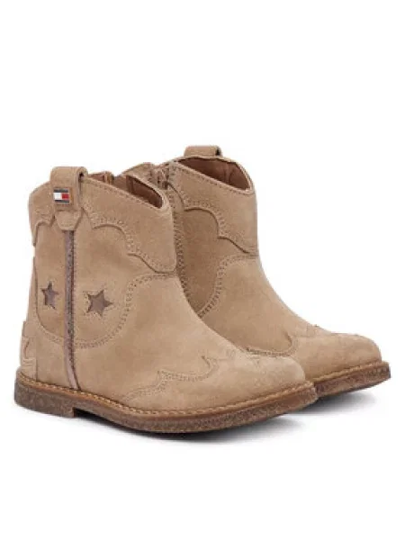 Polokozačky Tommy Hilfiger béžové