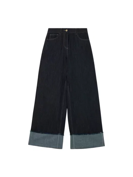 Jeansy dzwony Twinset dzwony niebieskie
