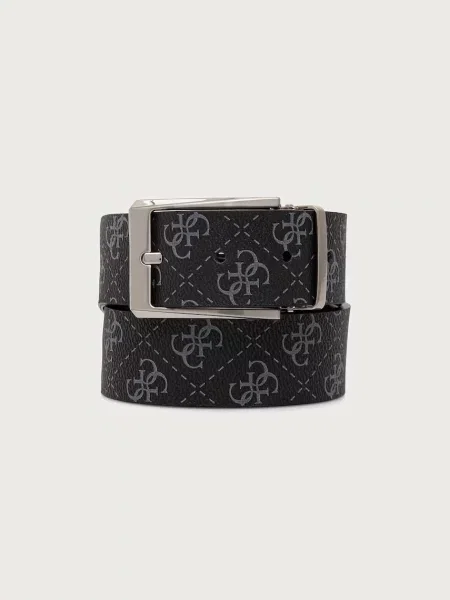 Guess curea pentru bărbați MILANO negru