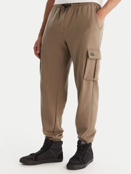 Quiksilver Долнище анцуг Cargo Fleece каки
