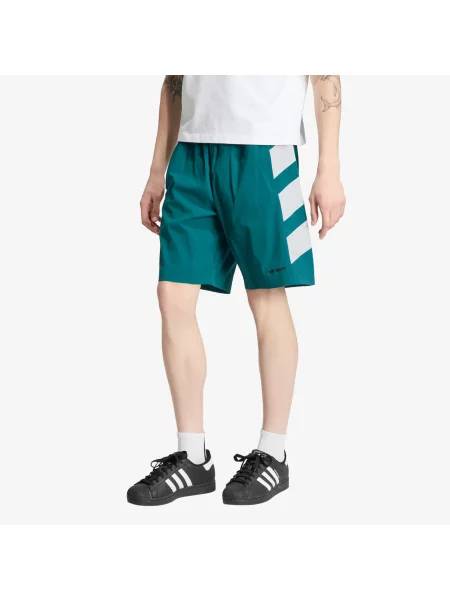 Pantaloni scurți adidas Adicolor Double Blocked Shorts Rich Green XXL verde