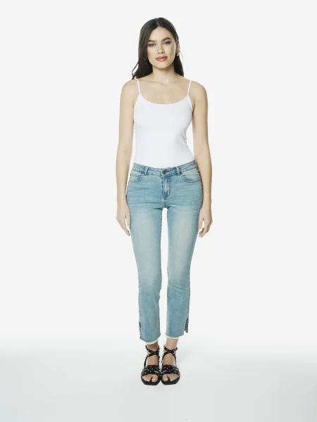 KOROSHI Jeans denim albastru