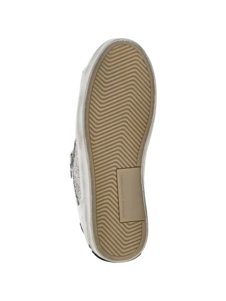 Маратонки Crime London с протрити краища бяло