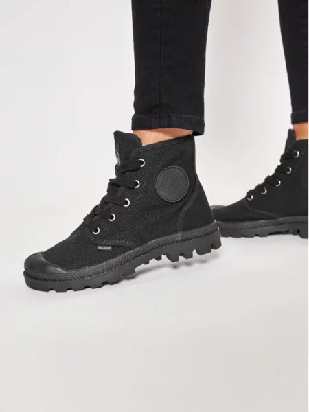 Čižmy Palladium čierna