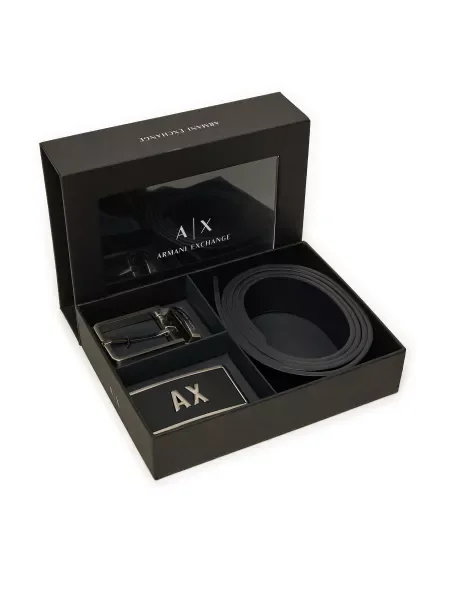 Мъжки колан Armani Exchange черен