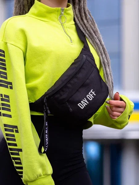 Поясная сумка Without черная