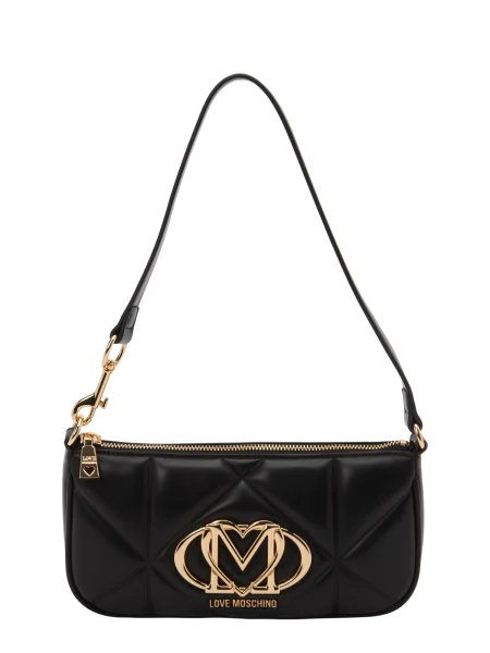 Love Moschino Geantă de umăr auriu negru