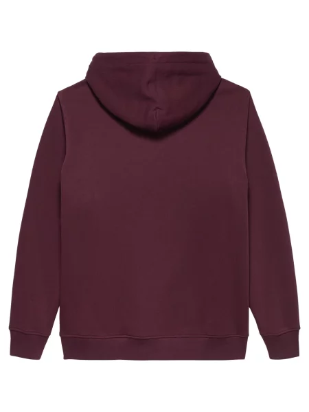 Bluza z kapturem Tommy Jeans z kapturem z logo ze sznurkiem czerwona