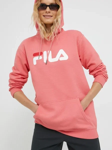 Bluza z kapturem Fila Barumini różowa