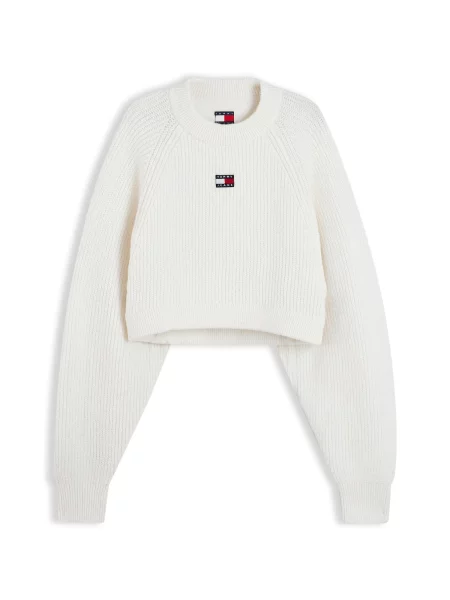 Tommy Jeans Pulover alb