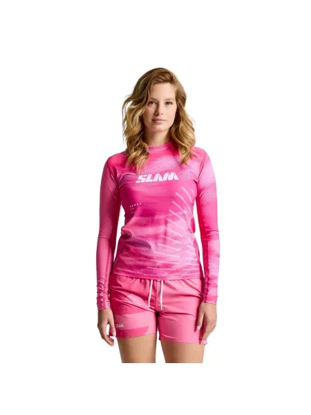 Koszulka Termoaktywna Slam Foil Ws Rashguard Ls różowa