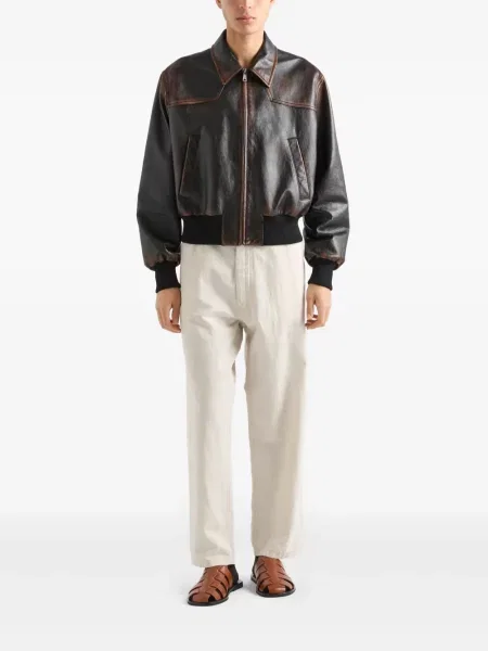 Pantaloni Prada alb