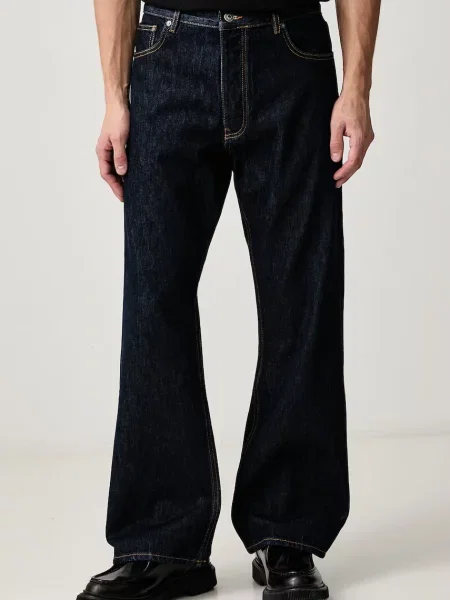 Off-White Half Arrow blugi relaxed fit pentru bărbați alb