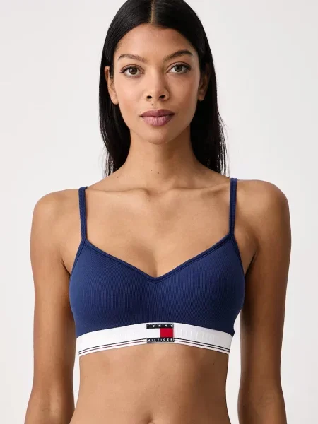 Tommy Hilfiger trojuholníková podprsenka s bavlnou
