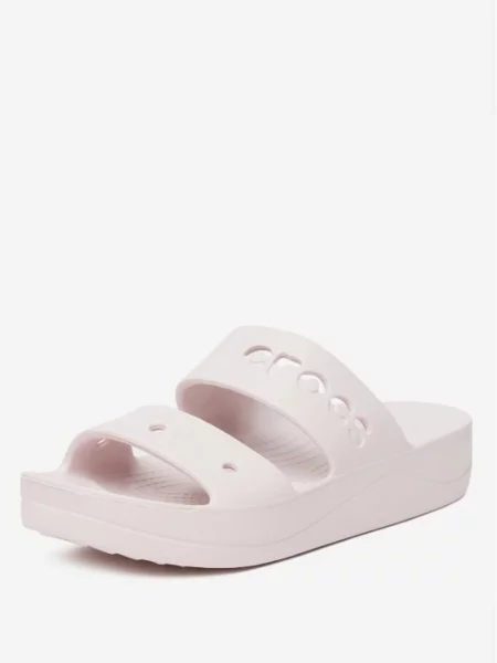 Шлепанцы Crocs розовые