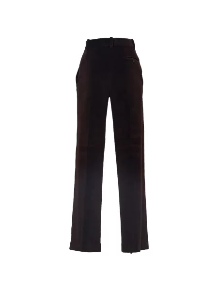 Pantaloni Circolo 1901 de catifea maro