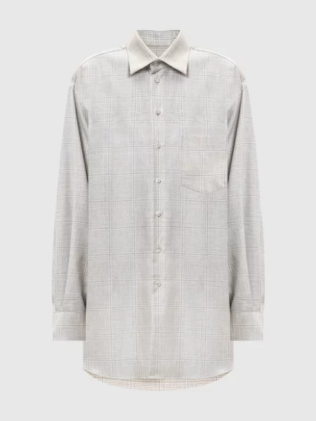 Сорочка в клітинку Babe Pay Pls сіра