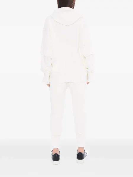 Hoodie Tessitura Body Couture λευκό