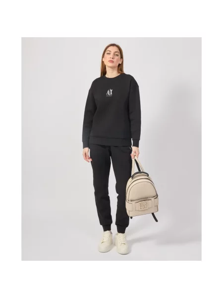 Bluza Armani Exchange z logo czarna