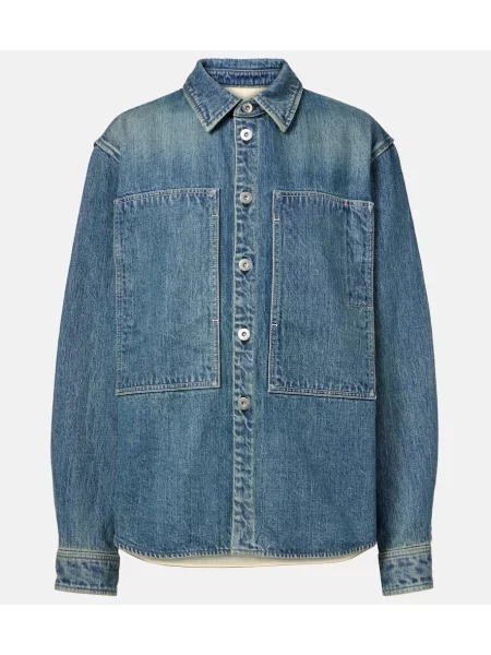 Top Jil Sander niebieski