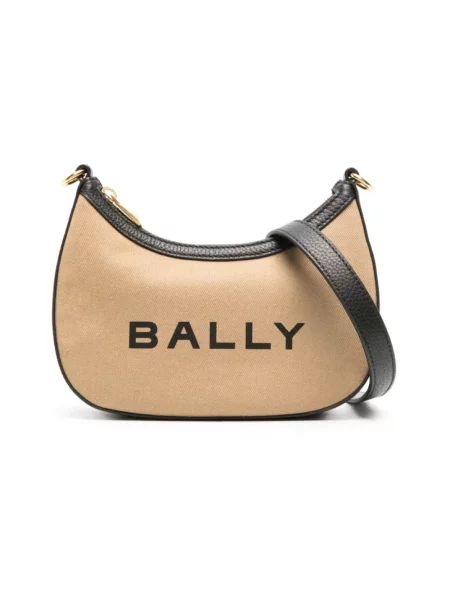 Torebka crossbody Bally beżowa