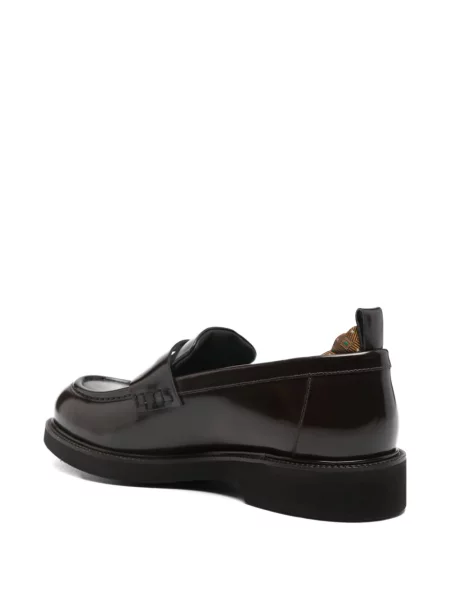 Pantofi loafer Etro din piele maro