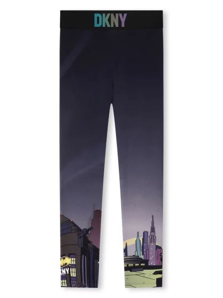 Legginsy dziecięce Dkny czarne