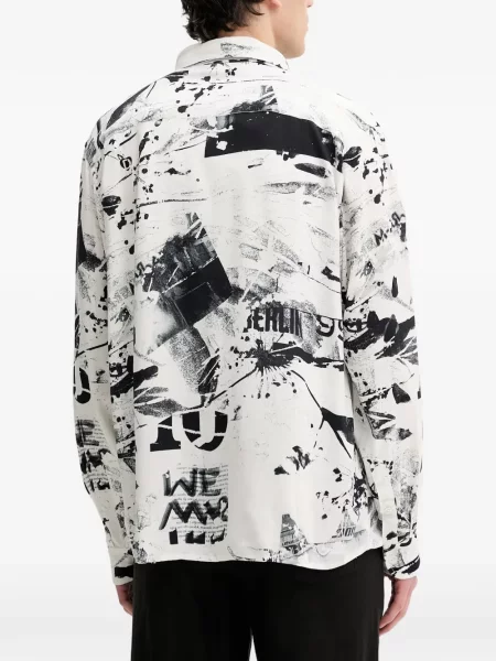 Cămașă Desigual cu imagine alb