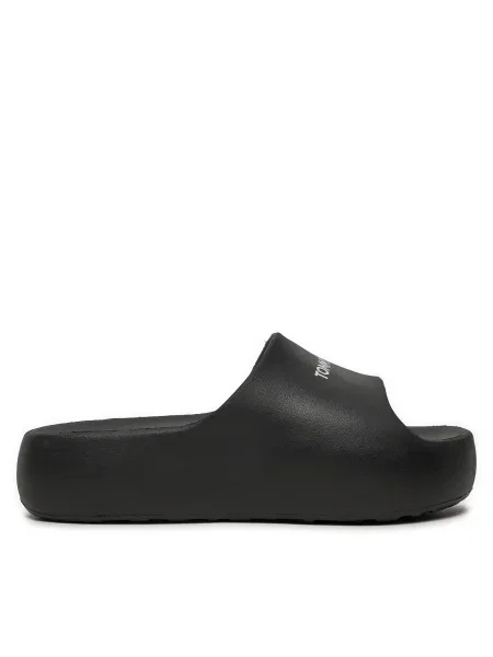 Női papucs Tommy Jeans Flatform Pool Slide Ess black. Méret: 35 EU fekete
