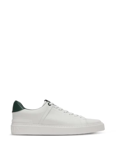 Sneakerși Balmain din piele alb