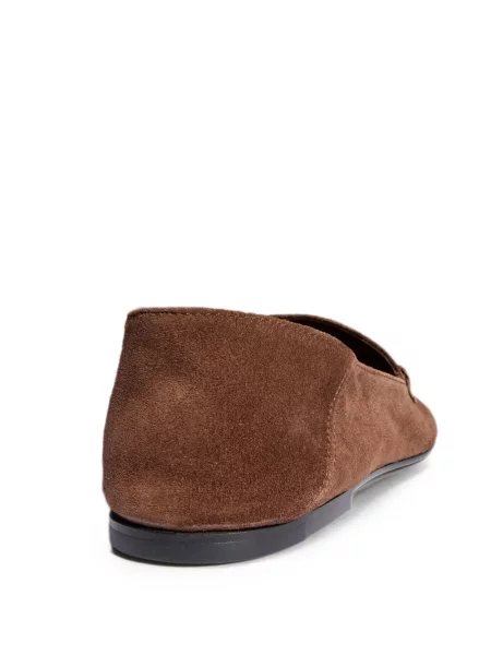 Loafers Gucci σουέντ καφέ
