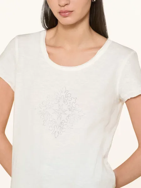 Koszulka Mos Mosh z kamieniami biała