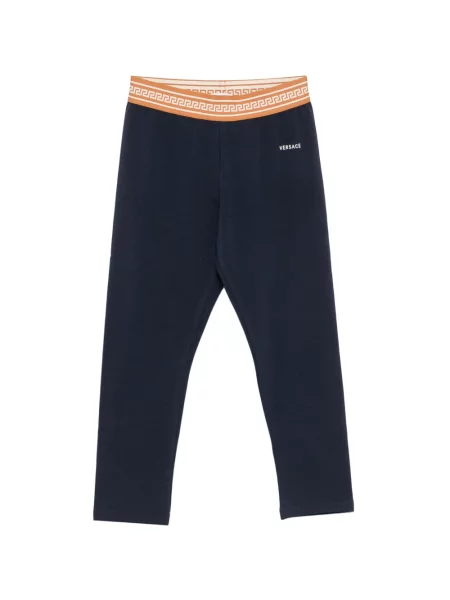 Legginsy dziecięce Versace niebieskie