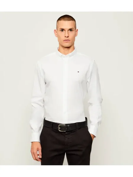 Tommy Hilfiger Cămașă DOBBY alb