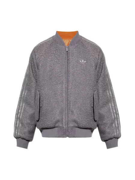 Kurtka bomber Adidas Originals szary
