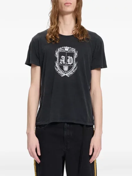 Tricou Ann Demeulemeester cu imagine negru