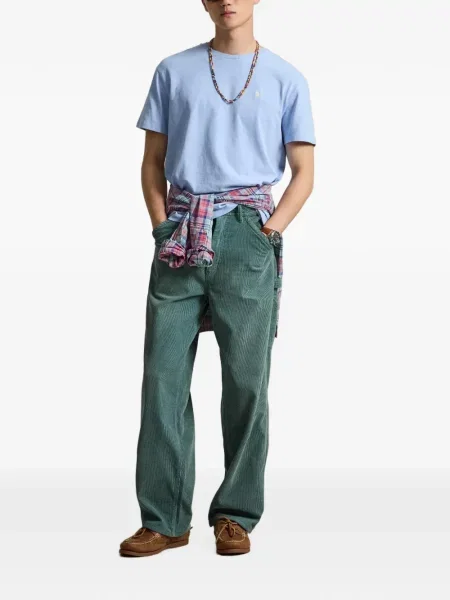 Τρέξιμο polo Polo Ralph Lauren υφαίνω διαγωνίως κλασικό πράσινο