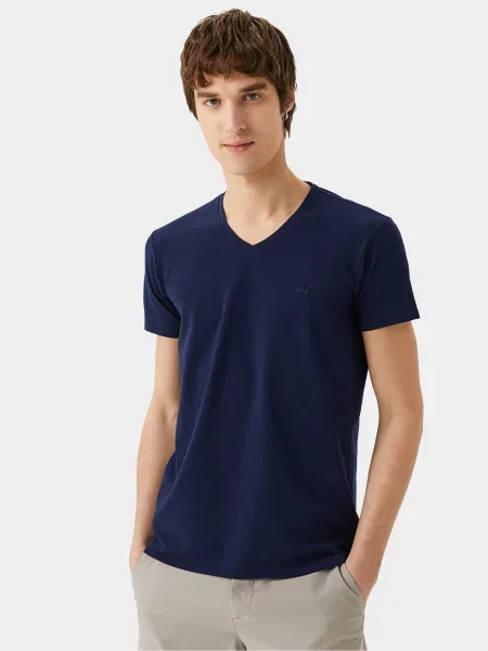 Lacoste Футболка Темно-синій синя