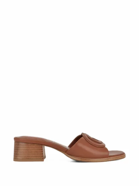 Sandale Guess din piele maro