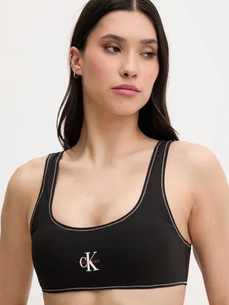Calvin Klein Plavková podprsenka černá