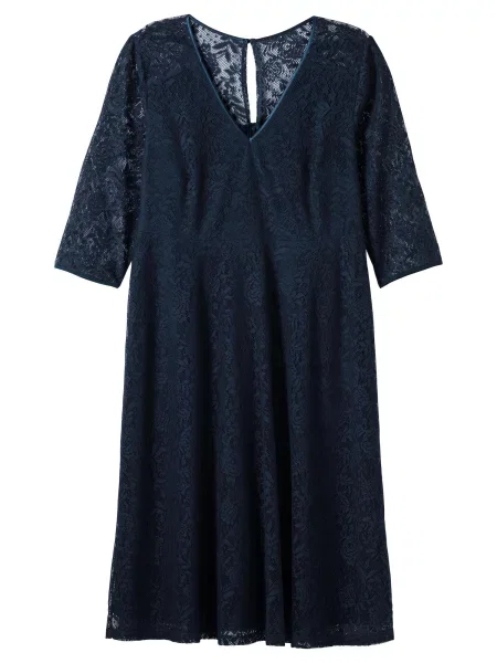 SHEEGO Rochie de seară noapte albastru