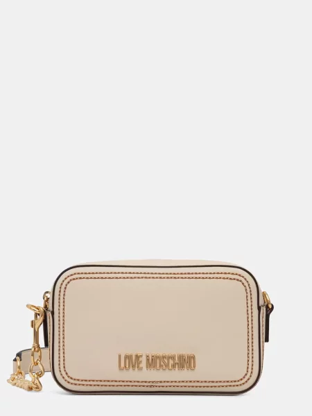 Love Moschino keresztpántos táska női műbőr bézs