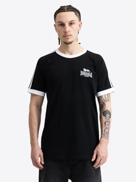 LONSDALE Tričko Craigtown' čierna
