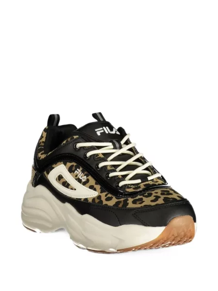 Sneakerși Fila cu imagine cu model leopard chunky negru
