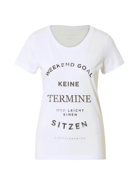 EINSTEIN & NEWTON Tricou negru alb