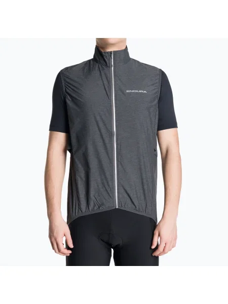 Vestă de ciclism pentru bărbați Endura Pakagilet black negru